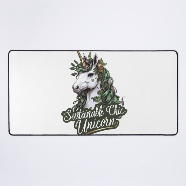 Item preview, Sustainable Chic Unicorn: Eco-Fashion Icon designed and sold by zoughlal.