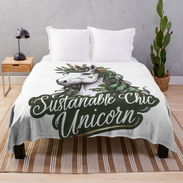 Item preview, Sustainable Chic Unicorn: Eco-Fashion Icon designed and sold by zoughlal.