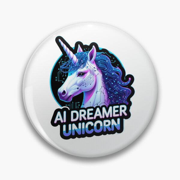 Item preview, AI Dreamer Unicorn: Neural Network Visionary designed and sold by zoughlal.