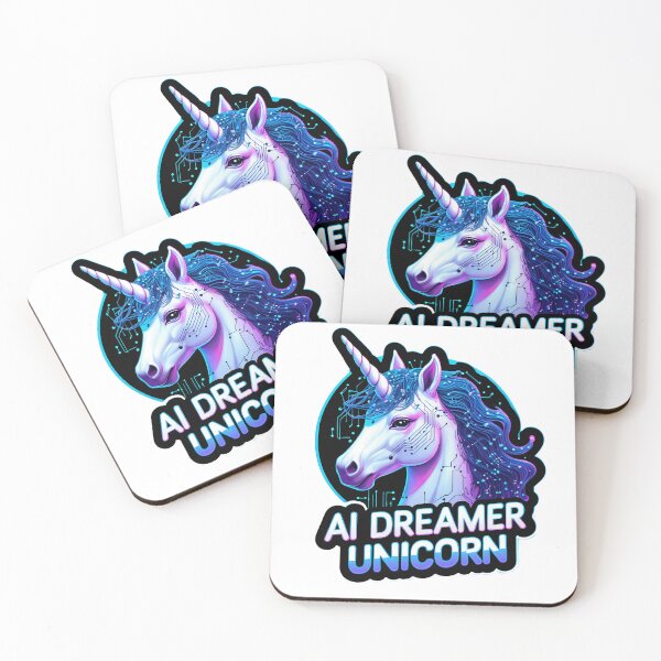 Item preview, AI Dreamer Unicorn: Neural Network Visionary designed and sold by zoughlal.