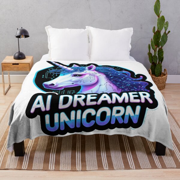 Item preview, AI Dreamer Unicorn: Neural Network Visionary designed and sold by zoughlal.