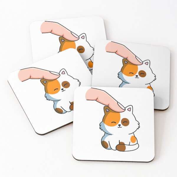 Item preview, Happy Calico Cat Getting Head Pats designed and sold by yogiskencing.