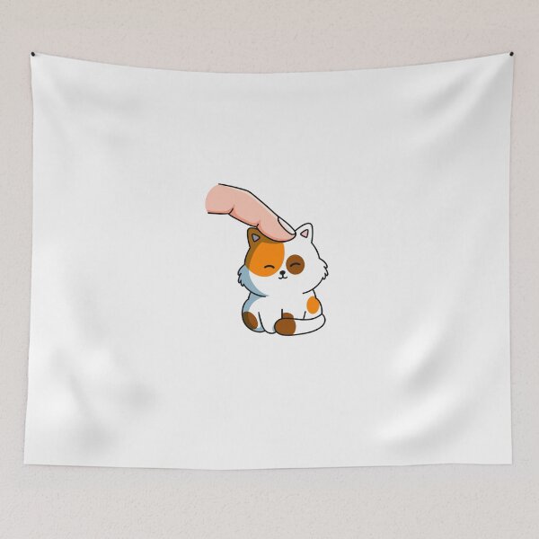 Item preview, Happy Calico Cat Getting Head Pats designed and sold by yogiskencing.