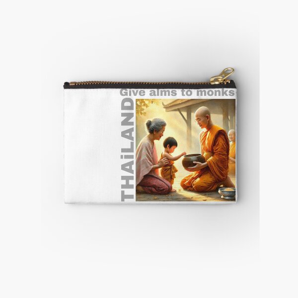 Item preview, Give alms to monks designed and sold by arokya53.