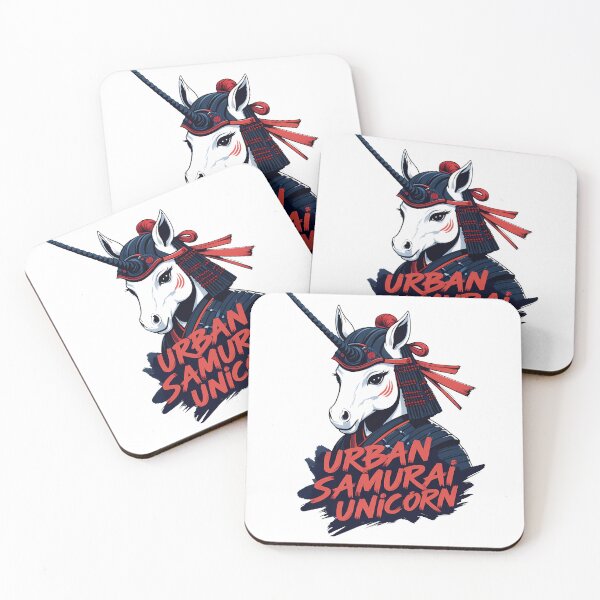 Item preview, Urban Samurai Unicorn: Neo-Edo Streetwear designed and sold by zoughlal.