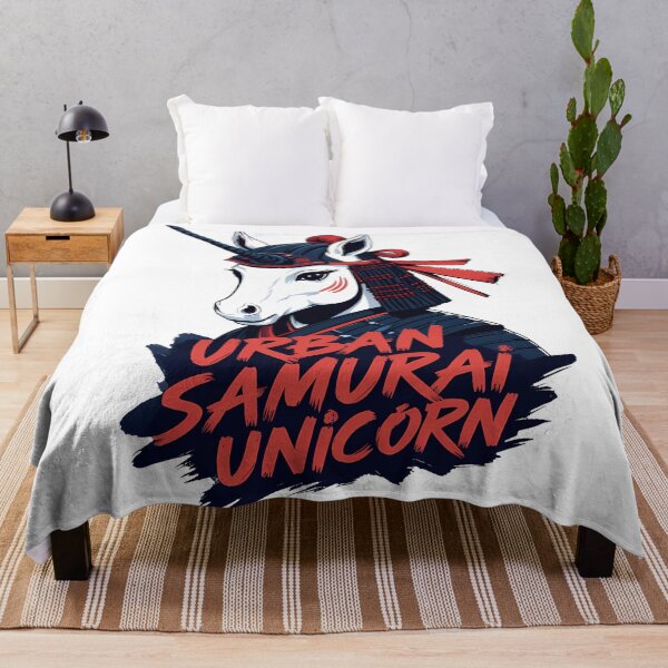 Item preview, Urban Samurai Unicorn: Neo-Edo Streetwear designed and sold by zoughlal.