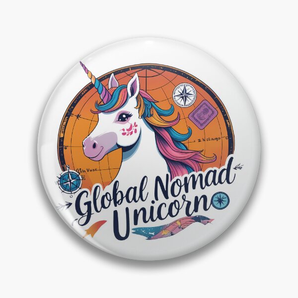 Item preview, Global Nomad Unicorn: Wanderlust Explorer  designed and sold by zoughlal.