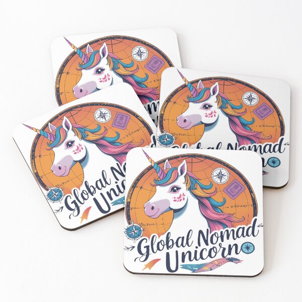 Item preview, Global Nomad Unicorn: Wanderlust Explorer  designed and sold by zoughlal.