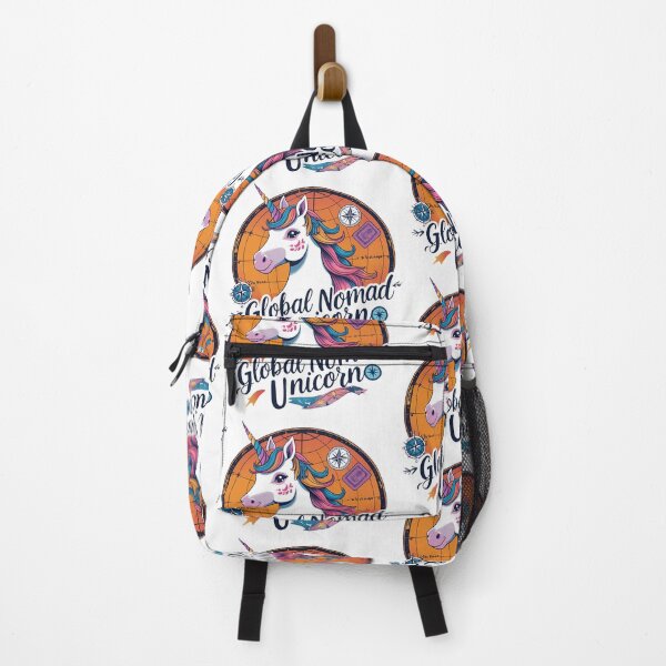 Item preview, Global Nomad Unicorn: Wanderlust Explorer designed and sold by zoughlal.