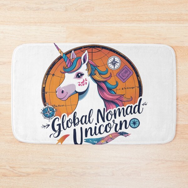 Item preview, Global Nomad Unicorn: Wanderlust Explorer  designed and sold by zoughlal.