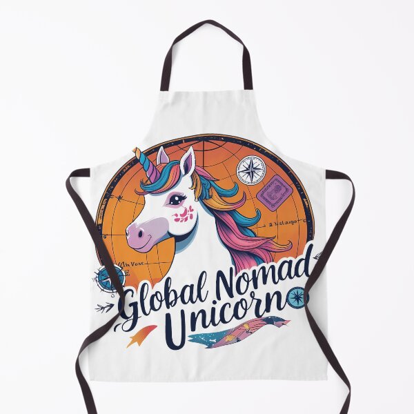 Item preview, Global Nomad Unicorn: Wanderlust Explorer designed and sold by zoughlal.