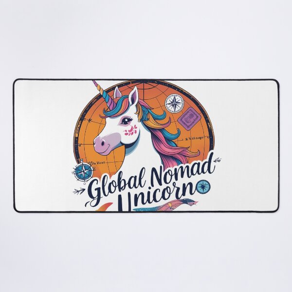 Item preview, Global Nomad Unicorn: Wanderlust Explorer designed and sold by zoughlal.
