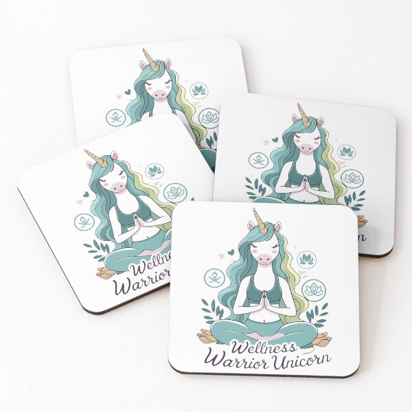 Item preview, Wellness Warrior Unicorn: Zen Balance designed and sold by zoughlal.