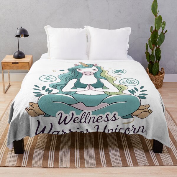 Item preview, Wellness Warrior Unicorn: Zen Balance designed and sold by zoughlal.