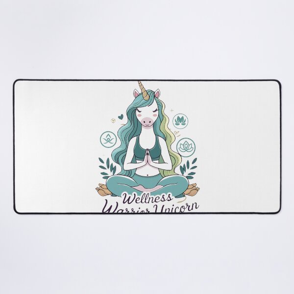 Item preview, Wellness Warrior Unicorn: Zen Balance designed and sold by zoughlal.