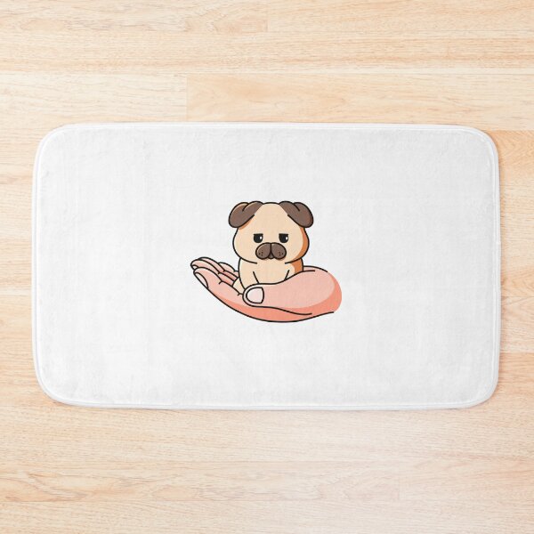 Item preview, Tiny Grumpy Pug designed and sold by yogiskencing.