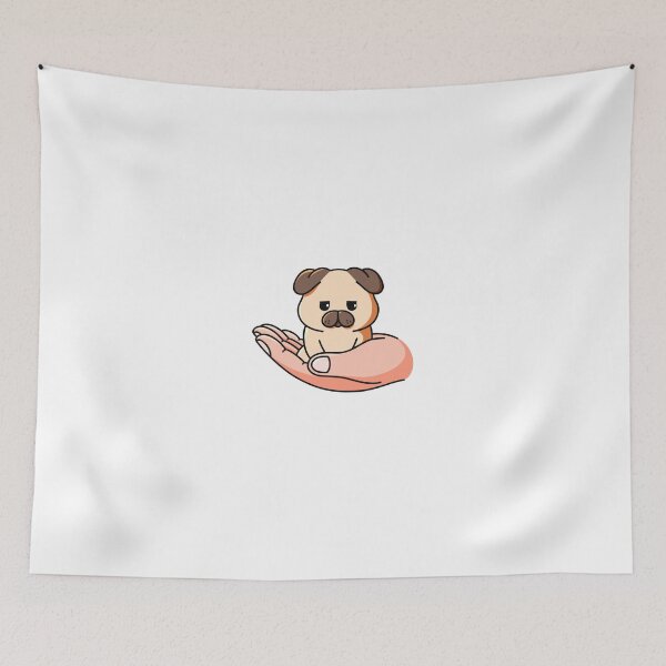 Item preview, Tiny Grumpy Pug designed and sold by yogiskencing.