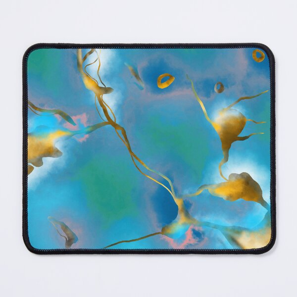 Item preview, In My Veins, Abstract Marble Gold Texture, Eclectic Painting Resin Bohemian, Contemporary Luxe Chic Luxury designed and sold by 83oranges.com.