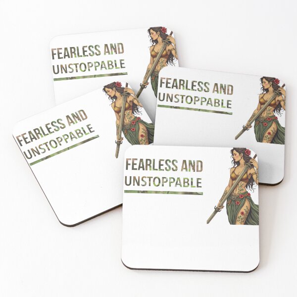 Item preview, FEARLESS AND UNSTOPPABLE designed and sold by Pawprintgallary.