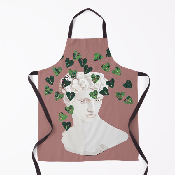 Item preview, Roman Planter, Plant Pot, Botanical Nature Victorian Statue Face, Eclectic Bohemian Plant Lady Illustration designed and sold by 83oranges.com.