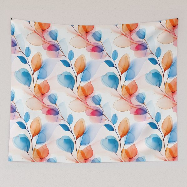 Item preview, Soft Watercolor Florals – Elegant Seamless Pattern (1/4) designed and sold by sabantha.