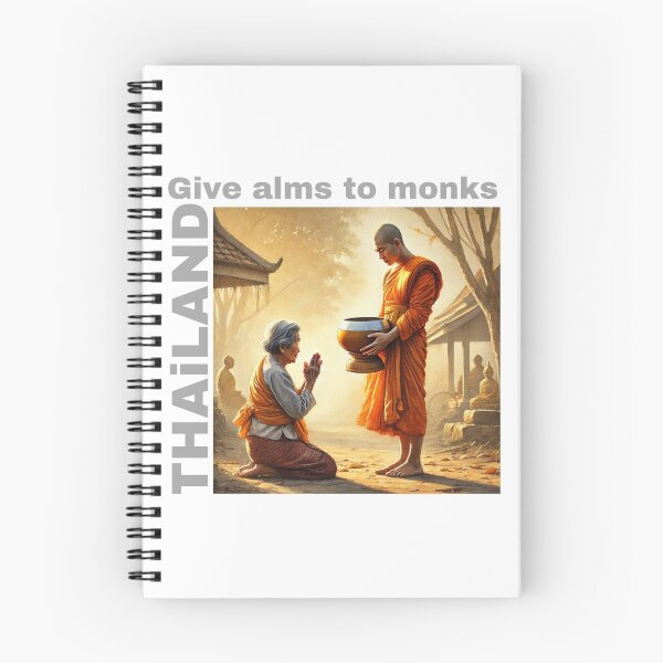Item preview, Give alms to monks designed and sold by arokya53.