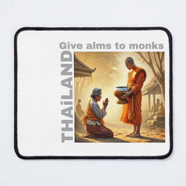 Item preview, Give alms to monks designed and sold by arokya53.
