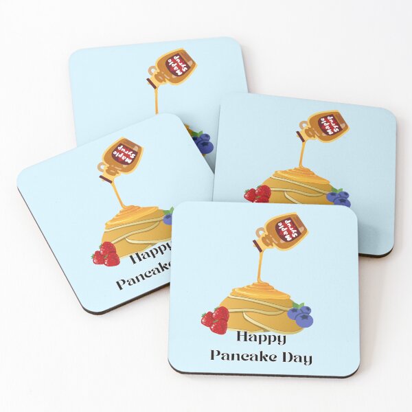 Item preview, Happy Pancake Day graphic for cards and stickers  designed and sold by WheresTheTShirt.