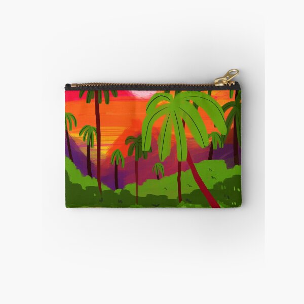 Item preview, My Shadow & I, Sunset Painting Lake Beach Seashore, Tropical Nature Landscape Colorful Bohemian Traditional, Travel Concept Companion designed and sold by 83oranges.com.
