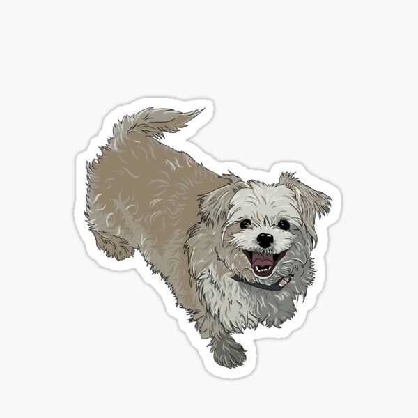 Item preview, Happy Maltese designed and sold by SmudgeWorks.