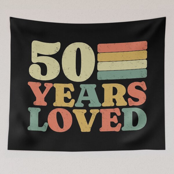 Item preview, 50 years old - 50 Years Loved. Vintage. designed and sold by EunsooLee.
