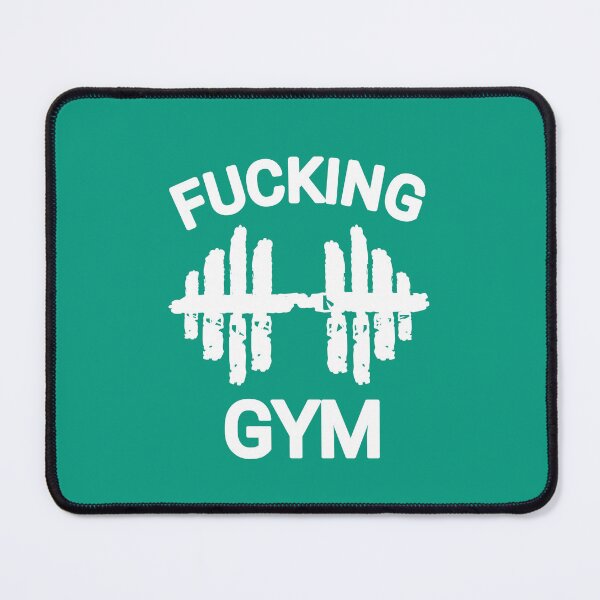 Item preview, Fitness Dumbbell Fucking Gym Text Funny designed and sold by vibeno1.