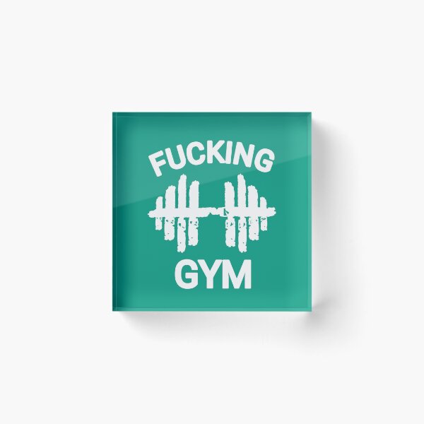 Item preview, Fitness Dumbbell Fucking Gym Text Funny designed and sold by vibeno1.
