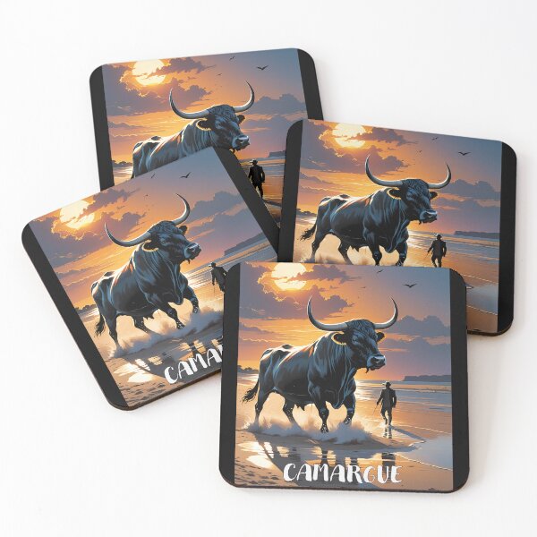 Item preview, Camargue Bull and Gardian at the Water’s Edge designed and sold by Astralia.