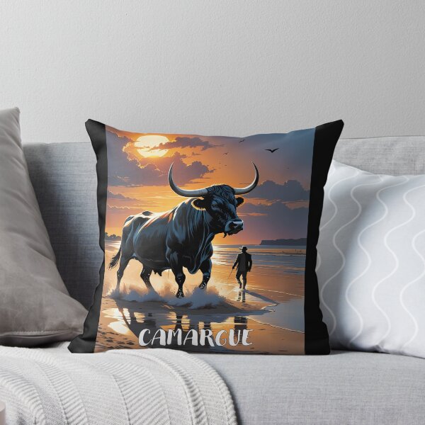 Item preview, Camargue Bull and Gardian at the Water’s Edge designed and sold by Astralia.
