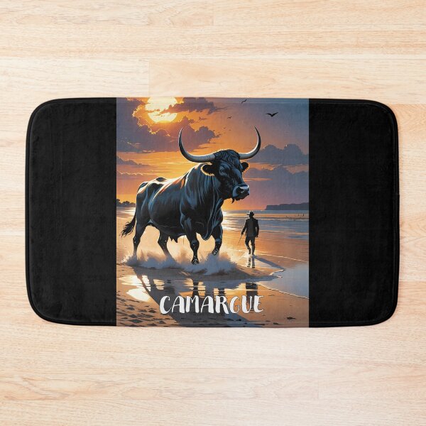 Item preview, Camargue Bull and Gardian at the Water’s Edge designed and sold by Astralia.