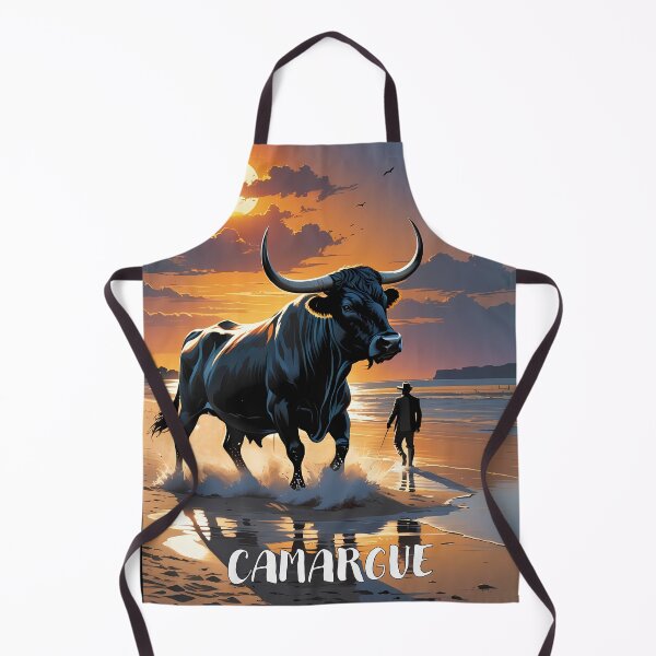 Item preview, Camargue Bull and Gardian at the Water’s Edge designed and sold by Astralia.
