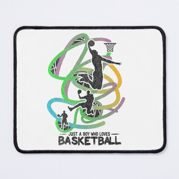 Item preview, Just a Boy Who Loves Basketball : Retro Layup designed and sold by Eksama Design.
