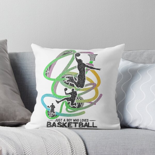 Item preview, Just a Boy Who Loves Basketball : Retro Layup designed and sold by Eksama Design.