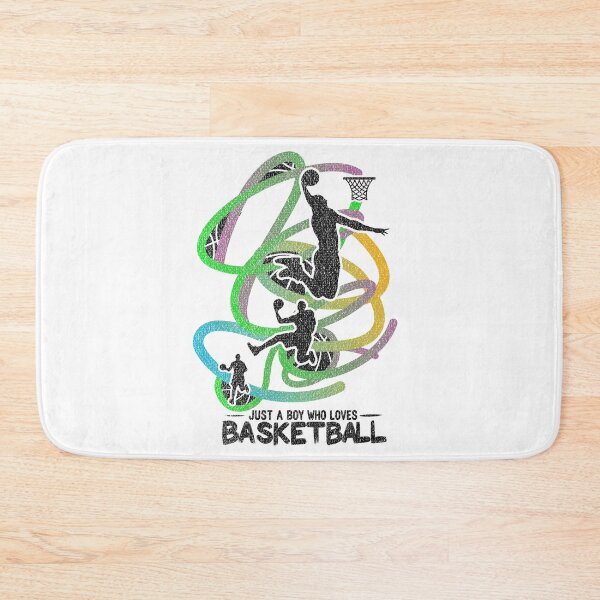 Item preview, Just a Boy Who Loves Basketball : Retro Layup designed and sold by Eksama Design.