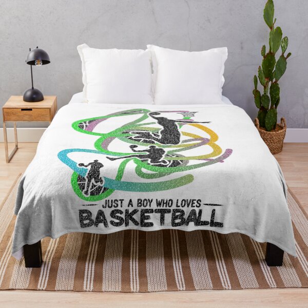 Item preview, Just a Boy Who Loves Basketball : Retro Layup designed and sold by Eksama Design.