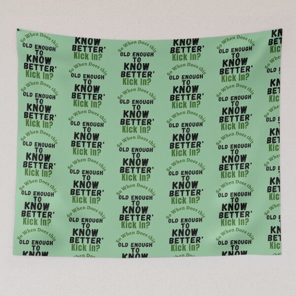 Item preview, So When Does This Old Enough... designed and sold by Old Age Ain't For Sissies!.