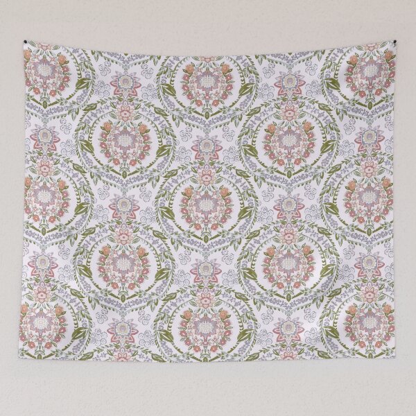 Item preview, Hand-Illustrated Floral Motif – Vintage Style Art for Textiles designed and sold by DanielleMinkoff.