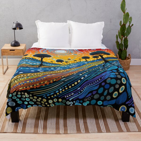 Item preview, Aboriginal Inspired Dot Art - National Tree Park designed and sold by GrinGalore.