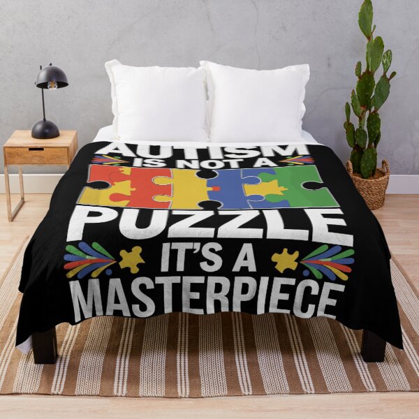 Item preview, Autism Is Not A Puzzle It's A Masterpiece designed and sold by KitonicTees.
