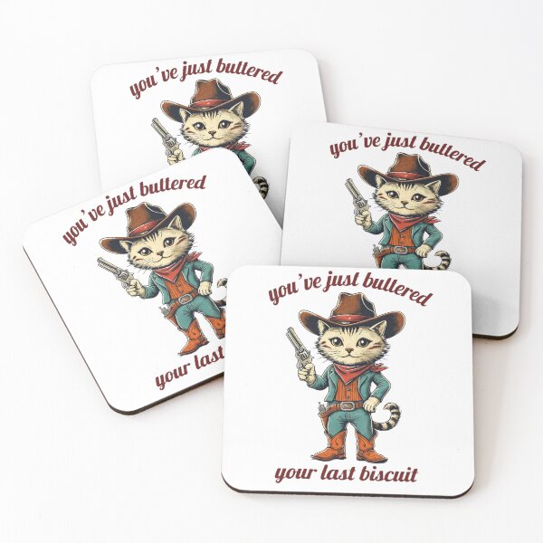 Item preview, "You’ve Just Buttered Your Last Biscuit" – Funny Cowboy Cat Shirt | Meowdy Partner Sweatshirt designed and sold by Colorful-Garden.