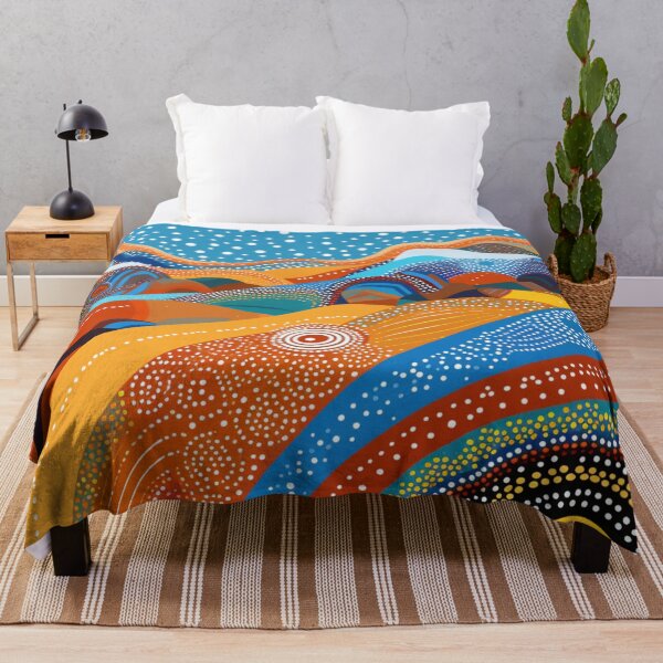 Item preview, Aboriginal Inspired Dot Art - Australian Dream Beauty designed and sold by GrinGalore.