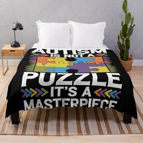 Item preview, Autism Is Not A Puzzle It's A Masterpiece designed and sold by KitonicTees.