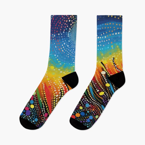 Item preview, Aboriginal Inspired Dot Art - Beautiful Collision designed and sold by GrinGalore.