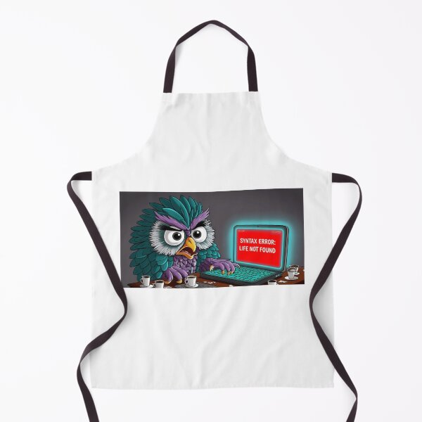 Item preview, Syntax Error: Life Not Found – Programming Owl designed and sold by StormArte.